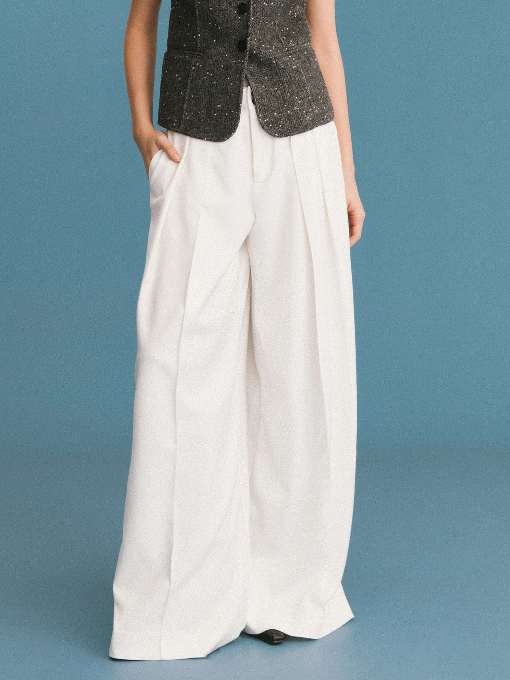 PANTALON PLISSÉ
