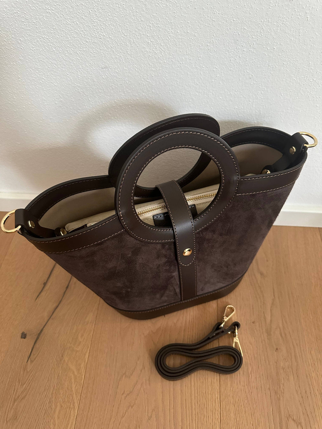 CERCLE - daim: Taupe