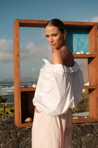 Blouse Ardisia: Blanc / TU