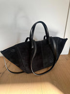 SAC CAPRI DAIM COULEUR COGNAC