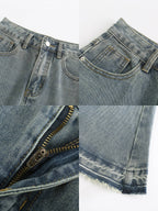JUPE MAXI EN DENIM