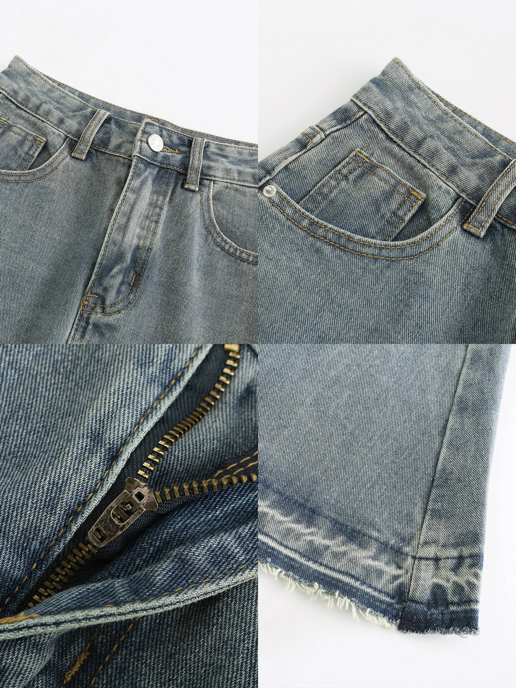 JUPE MAXI EN DENIM