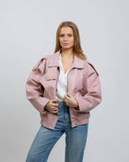 BLOUSON MOTARD EN SIMILICUIR