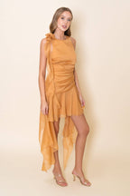 ROBE MINI ASYMÉTRIQUE