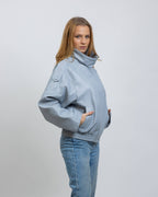 BLOUSON MOTARD EN SIMILICUIR