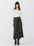 JUPE MAXI EN DENIM