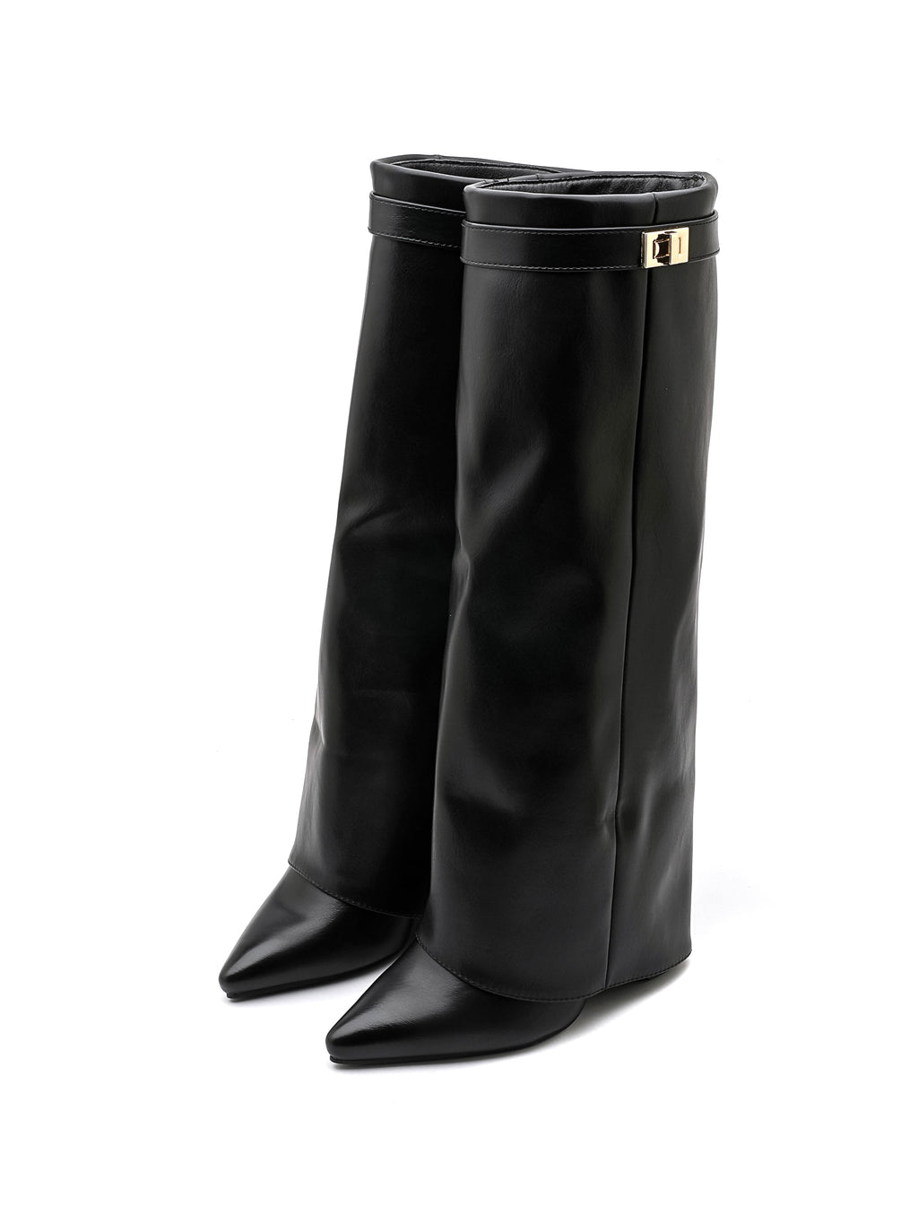 Bottes hautes tube noir