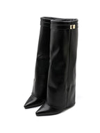 Bottes hautes tube noir