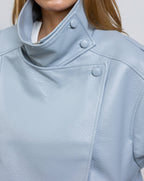 BLOUSON MOTARD EN SIMILICUIR