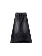 JUPE MAXI EN DENIM