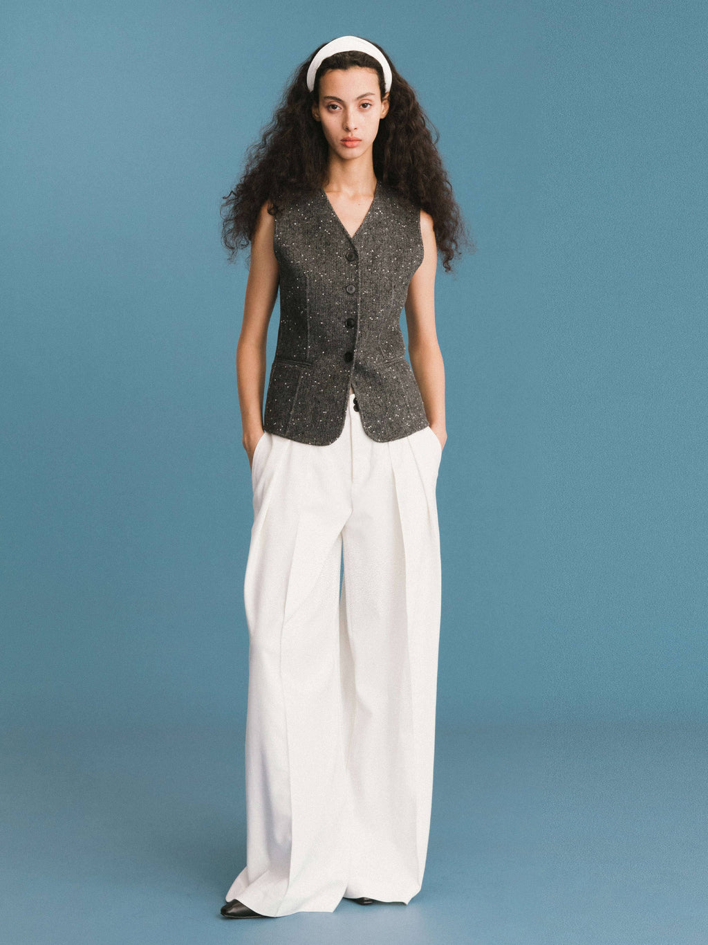 PANTALON PLISSÉ