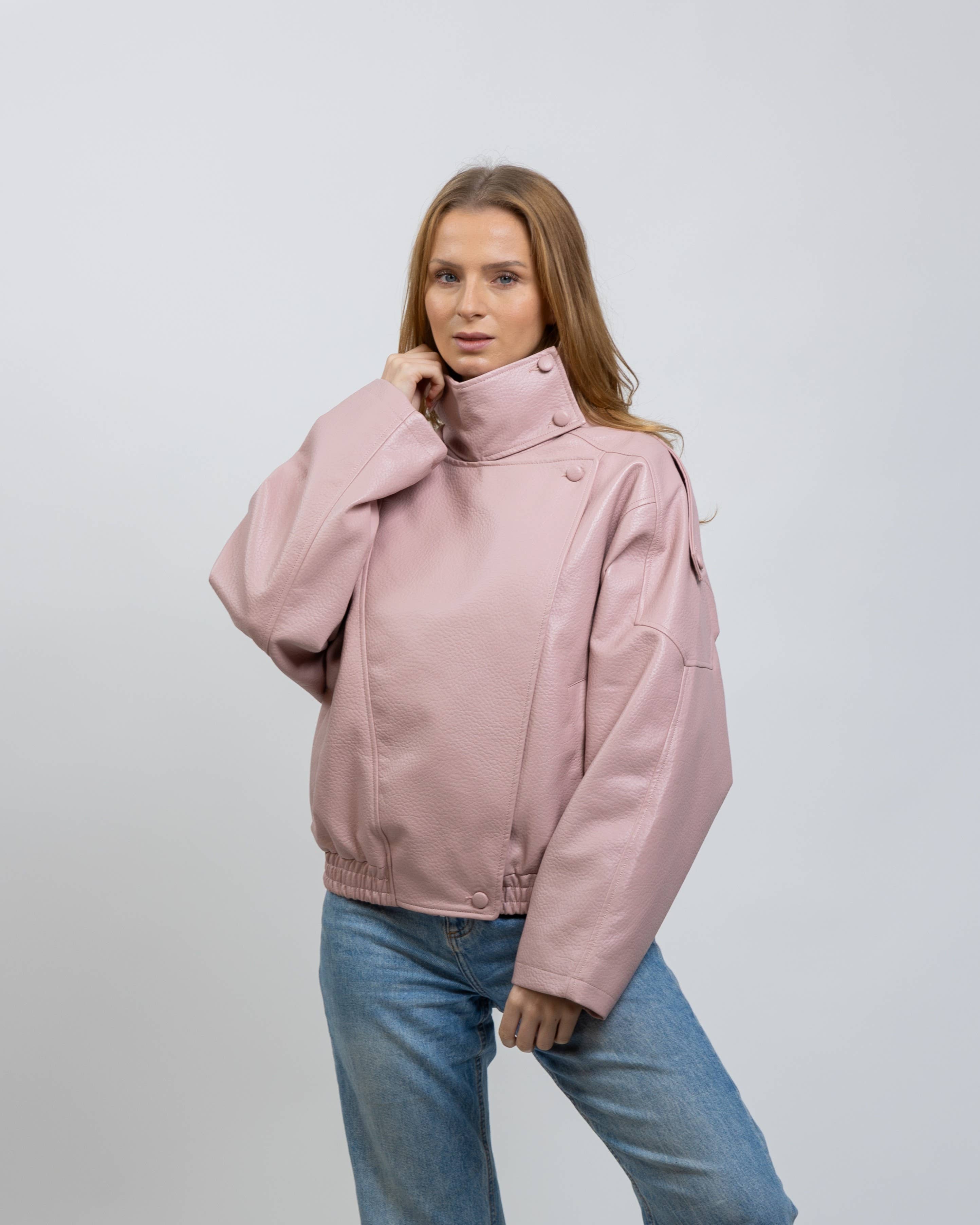 BLOUSON MOTARD EN SIMILICUIR