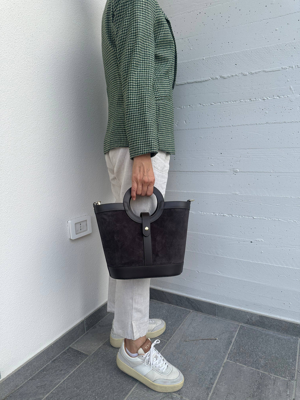CERCLE - daim: Taupe