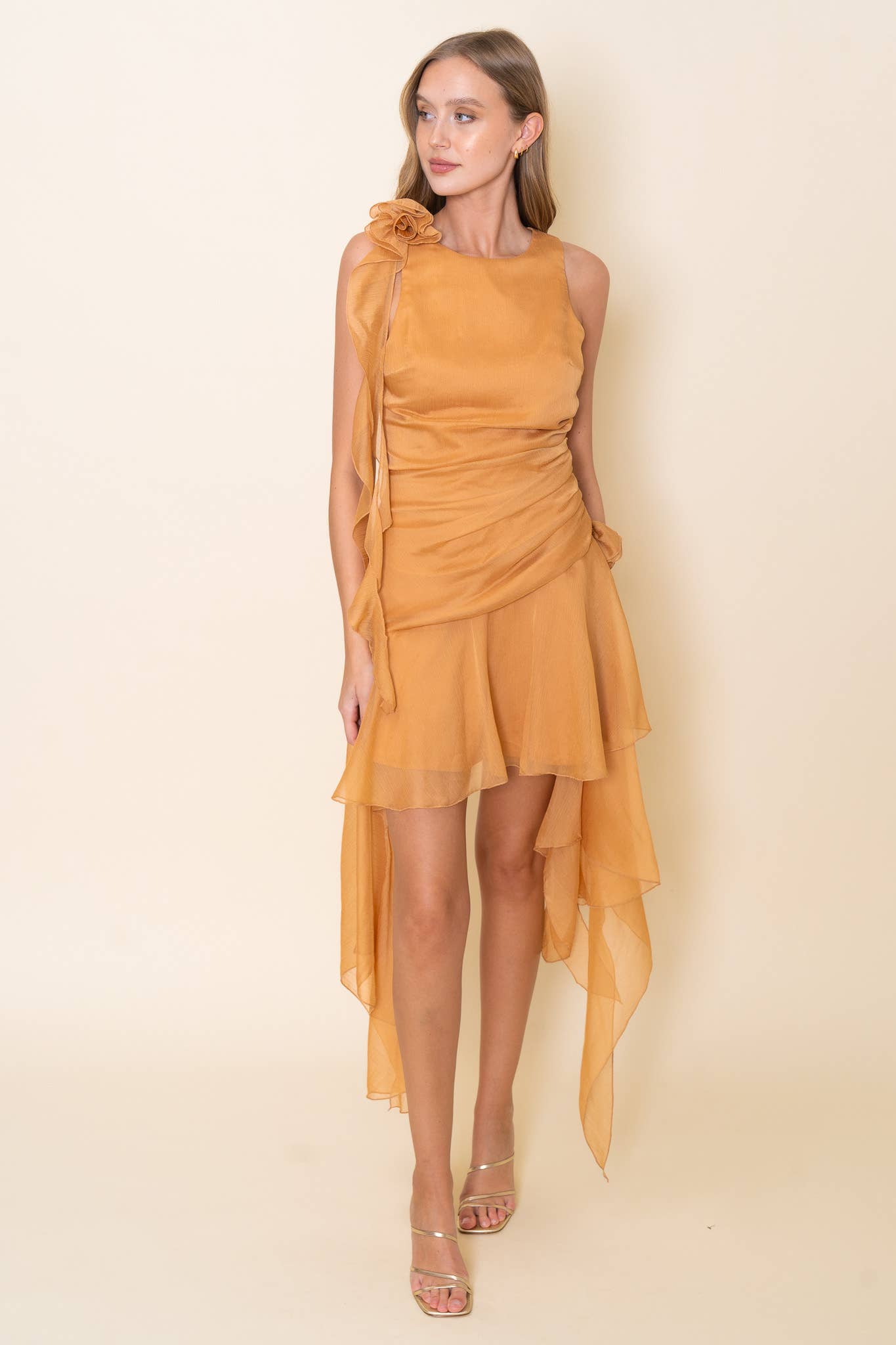 ROBE MINI ASYMÉTRIQUE