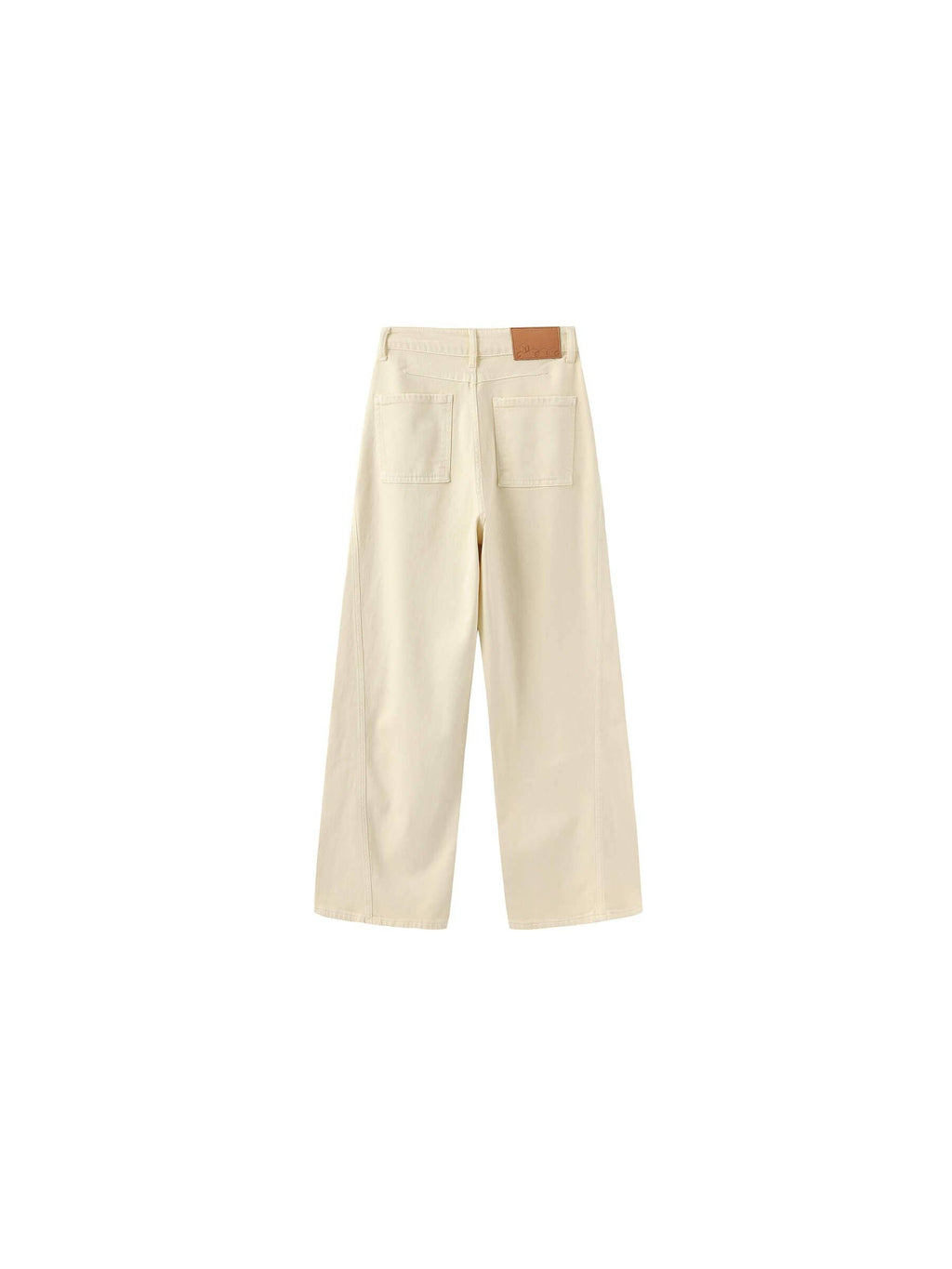 Jean Droit à Jambes Larges - Taille Haute Vintage