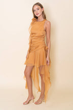 ROBE MINI ASYMÉTRIQUE