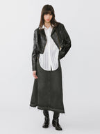 JUPE MAXI EN DENIM